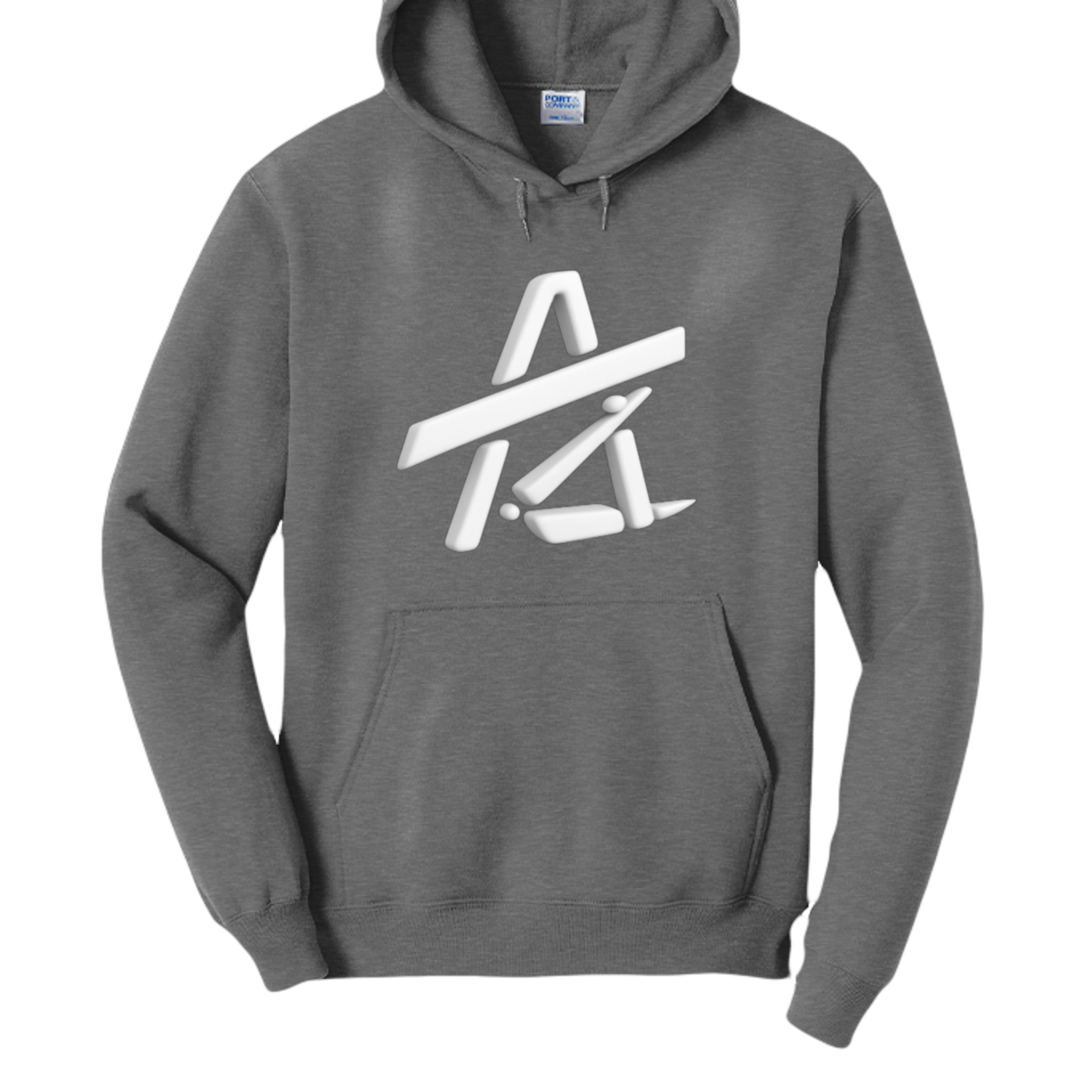 Dark Heather Grey - PC78HT - FRONT