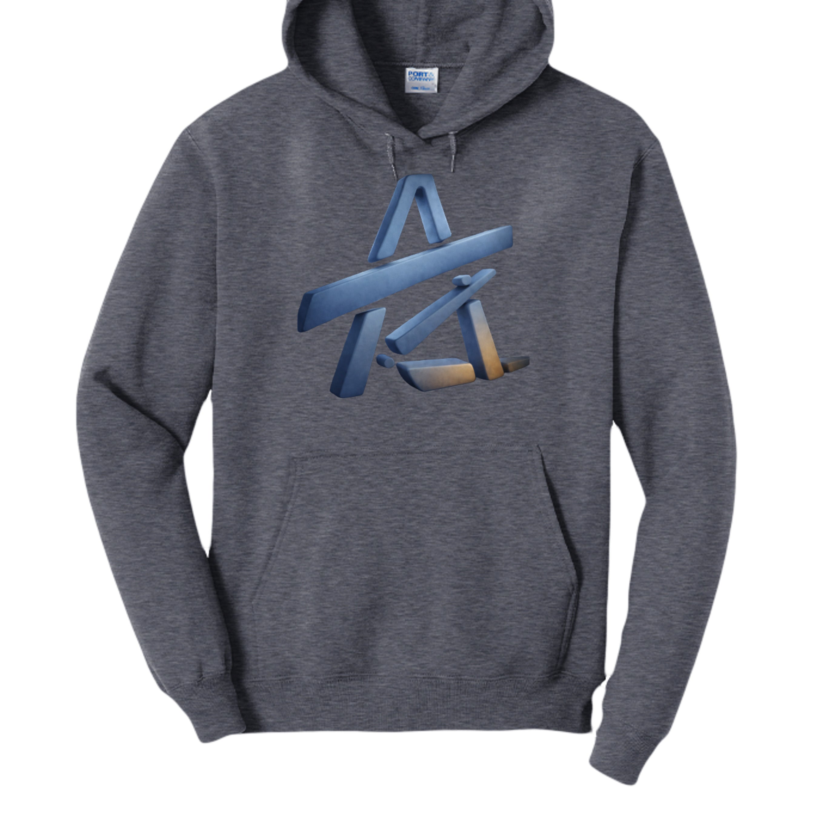 Heather Navy - PC78HT - FRONT