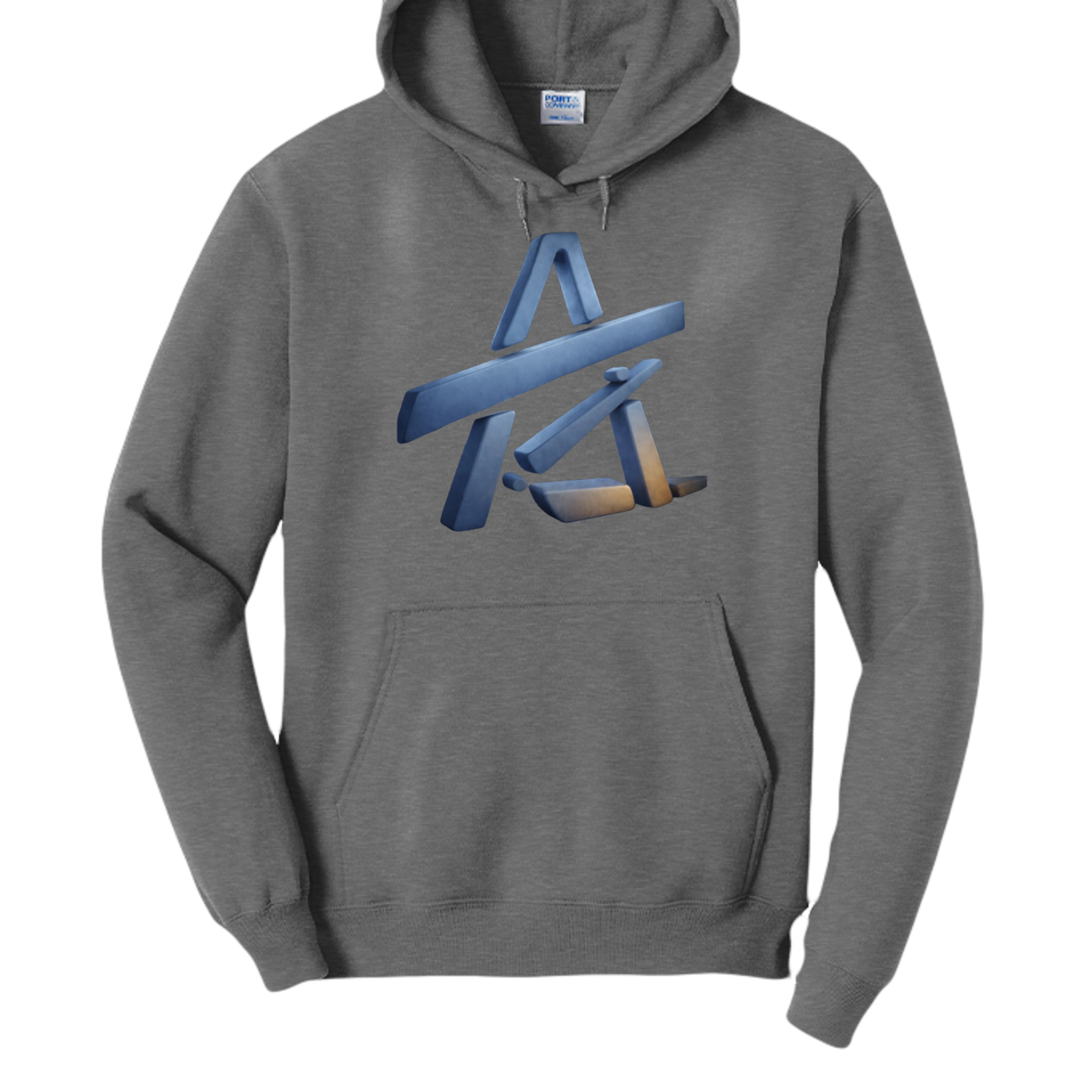 Dark Heather Grey - PC78HT - FRONT
