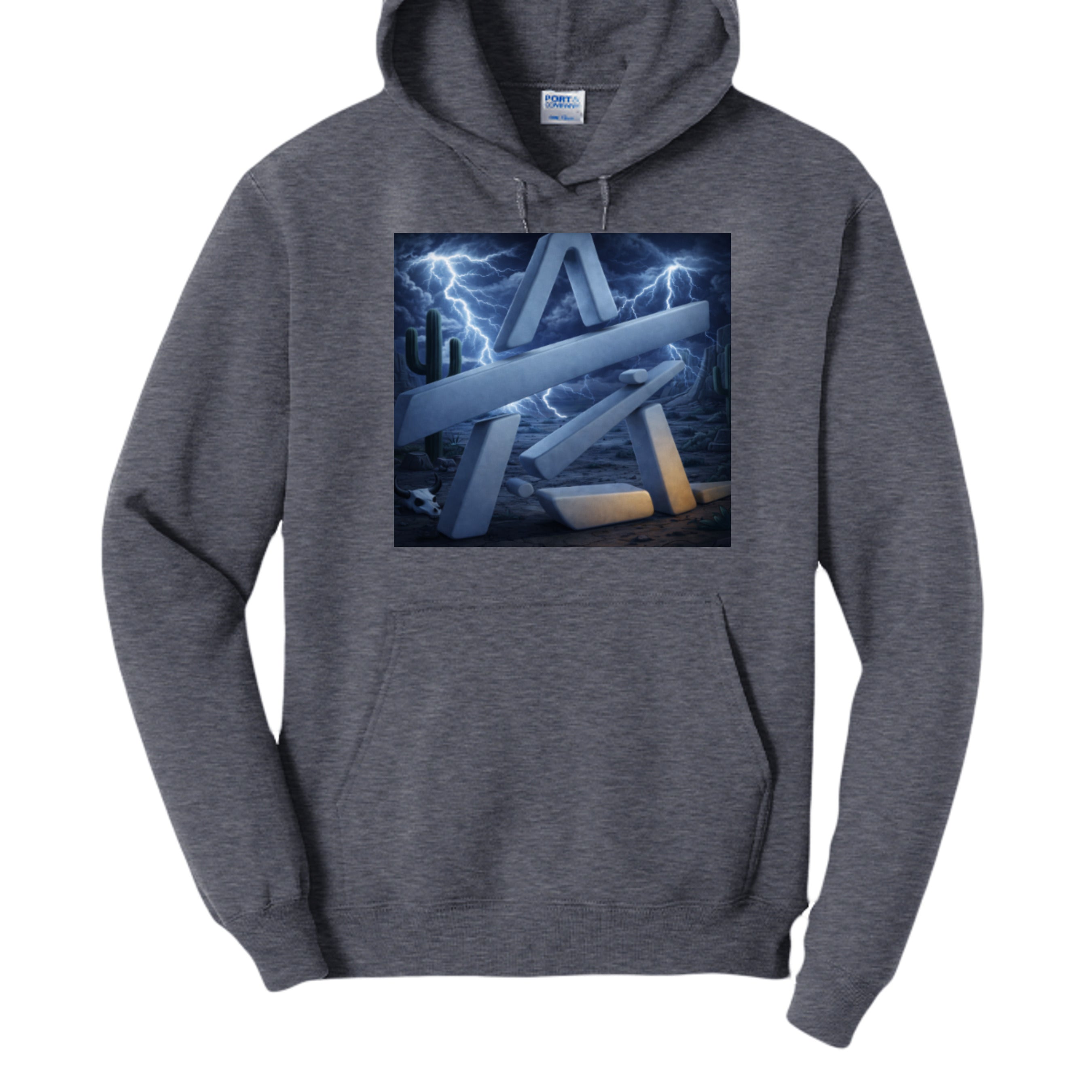 Heather Navy - PC78HT - FRONT
