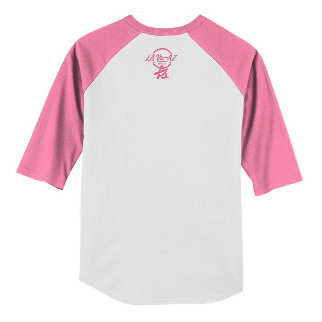 WHITE / BRIGHT PINK - YT200 - BACK