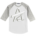 WHITE / HEATHER GREY - YT200 - FRONT