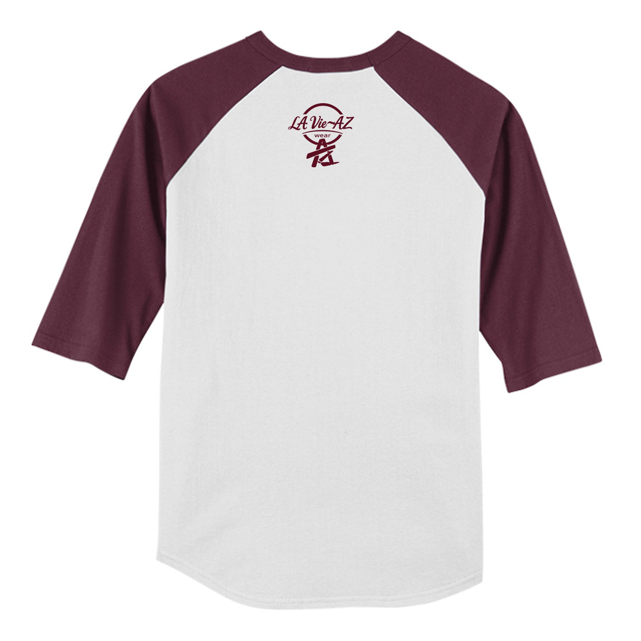 WHITE / MAROON - YT200 - BACK