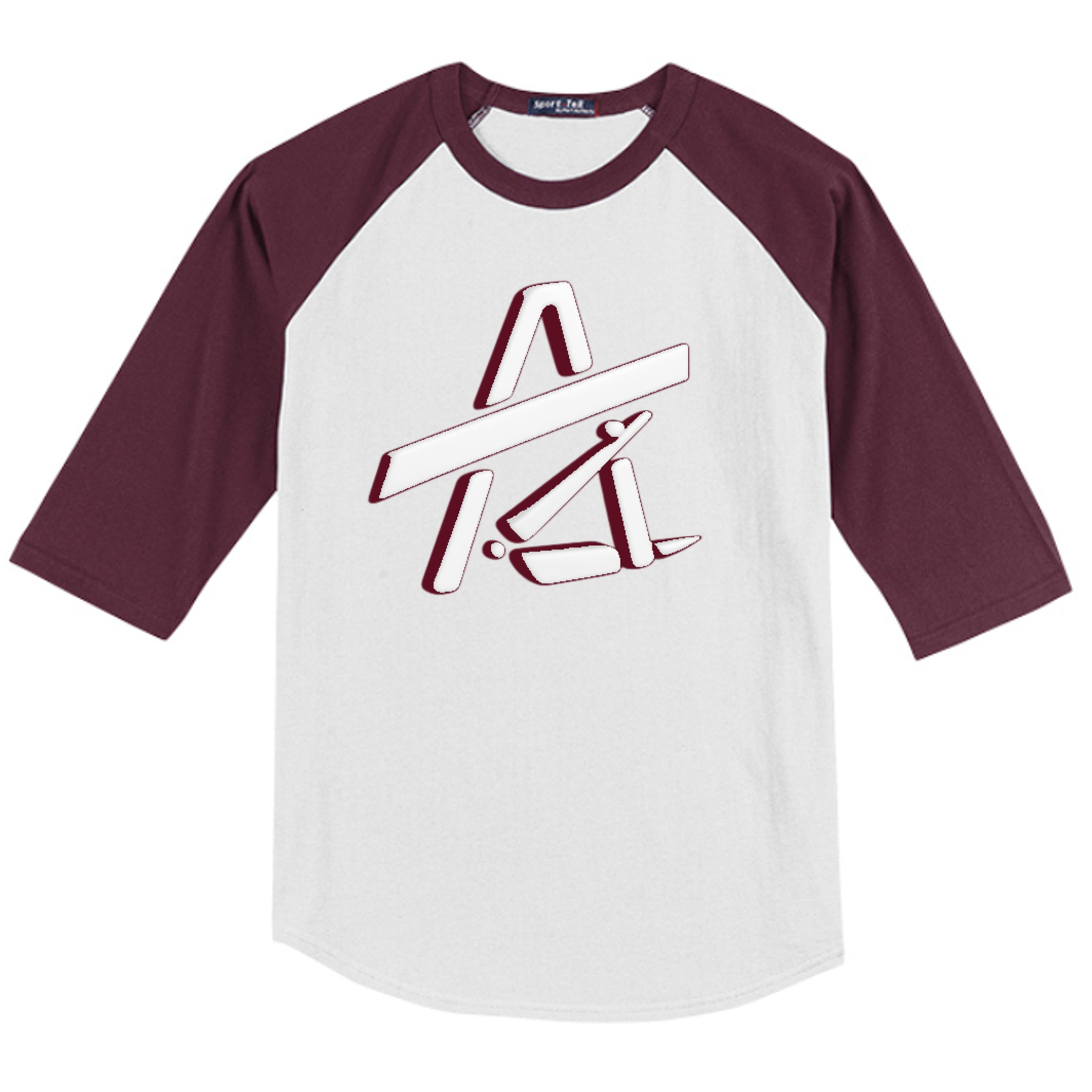WHITE / MAROON - YT200 - FRONT