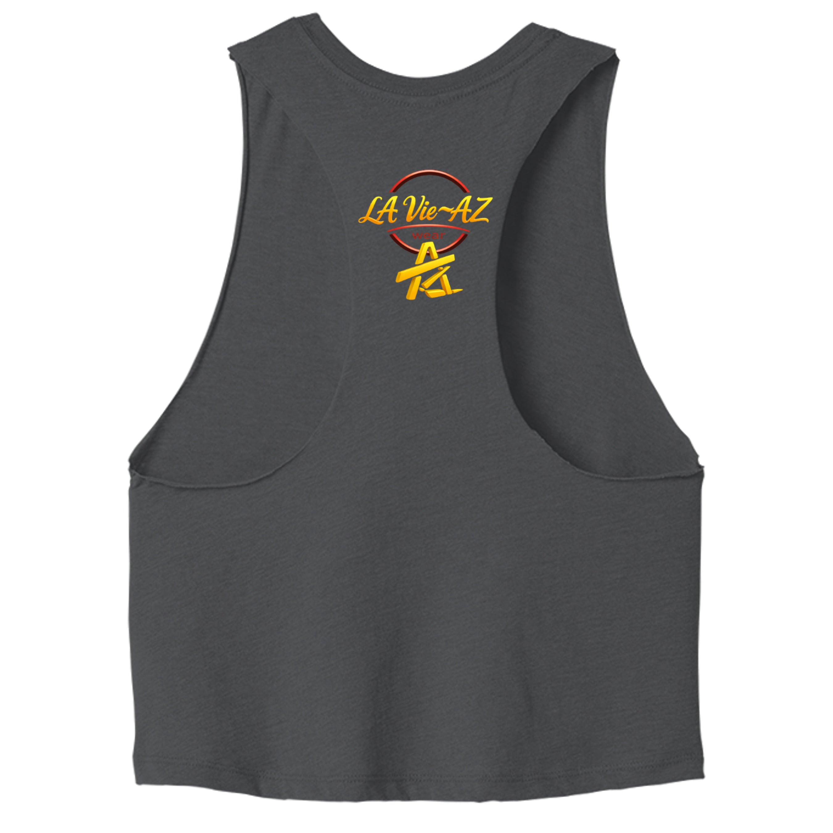DARK GRY HEATHER - 6682 - BACK