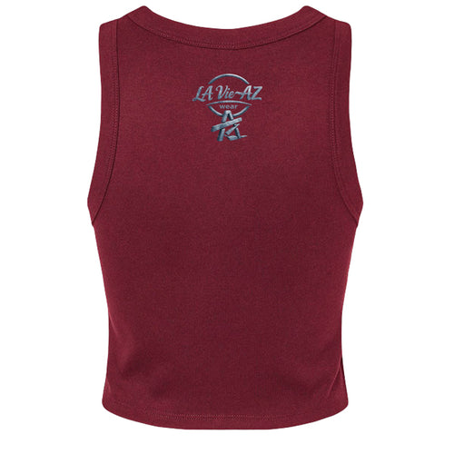 Solid Maroon Blend - 1019 - BACK