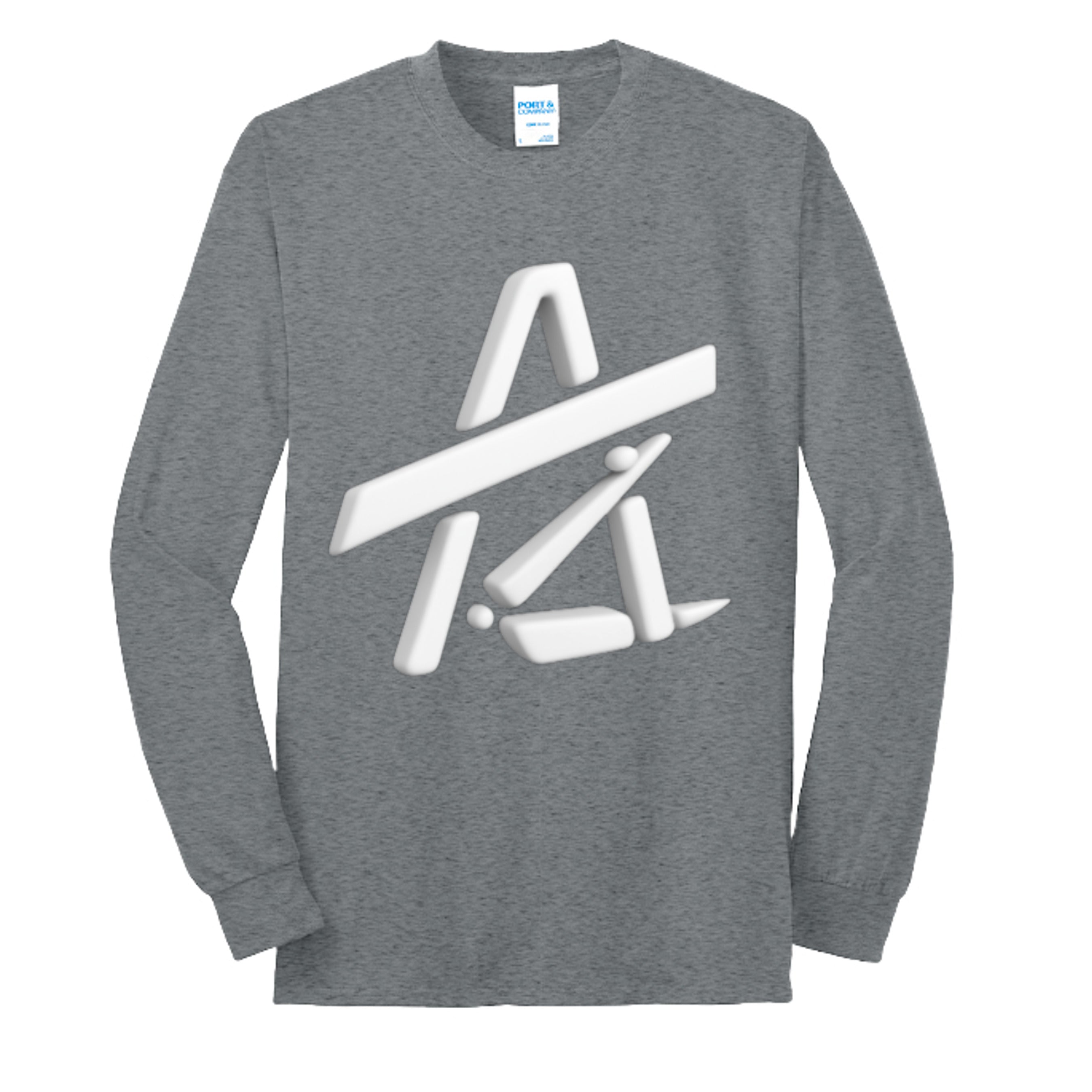 Athletic Heather - PC55LS - FRONT