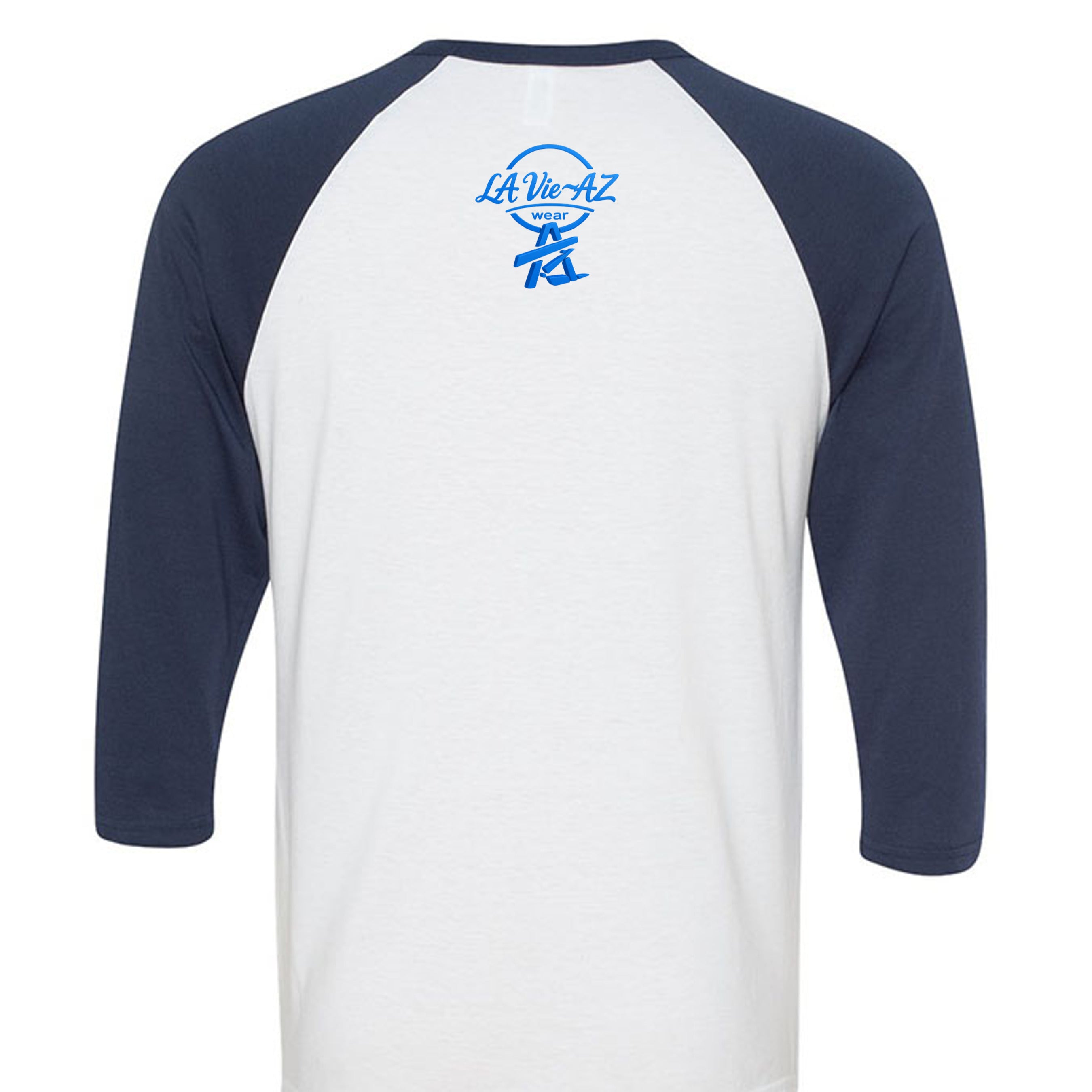 WHITE/NAVY - 3200 - BACK