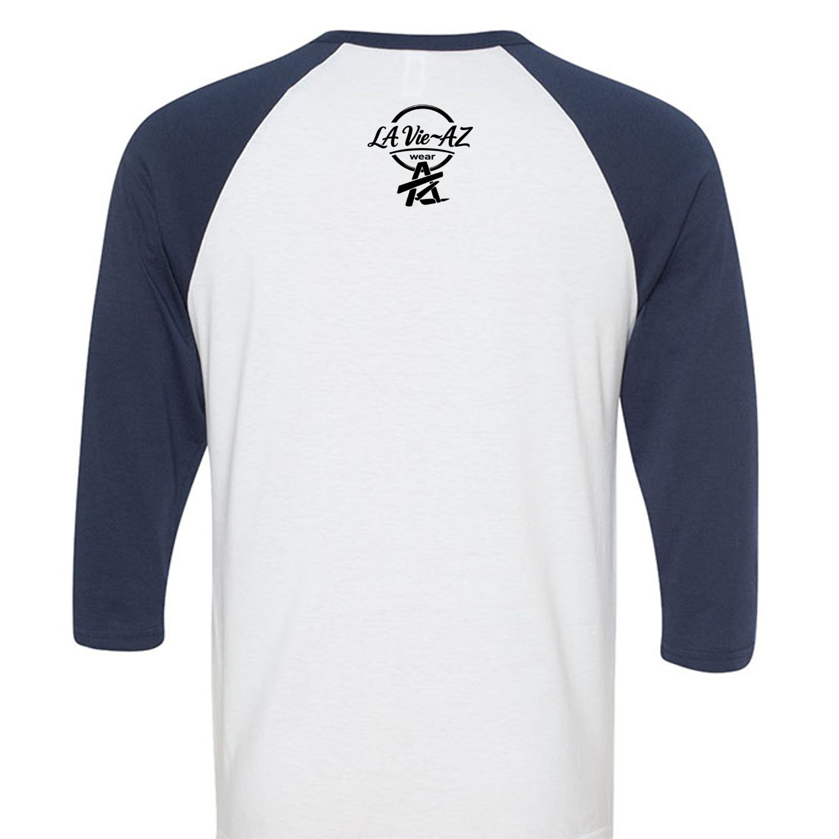 WHITE/NAVY - 3200 - BACK